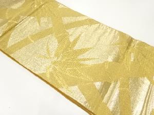 アンティーク 竹笹模様織出し袋帯(材料)